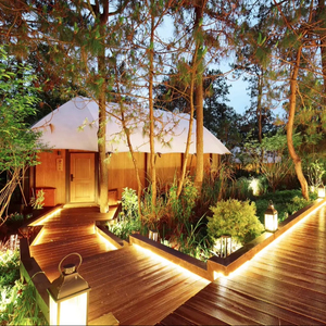 Durable Luxury Resort Cabin Homestay Hotel <span class=keywords><strong>Casa</strong></span> de madera Tienda de campaña con terraza al aire libre Baño Chalet Lodge para vacaciones - Product Image 1
