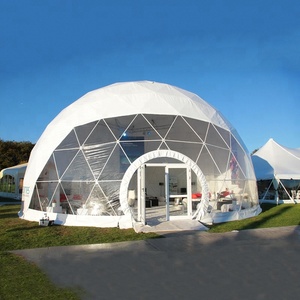 गर्म बिक्री लक्जरी आधुनिक वाटरप्रूफ पीसी गुंबद तम्बू <span class=keywords><strong>3</strong></span> मीटर से 60 मीटर परिवार के गेट और आउटडोर गतिविधियों के लिए - Product Image 5