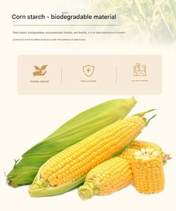 Custom Biodegradable Corn Starch Containers Wholesale Products <b>Disposable</b> Three 3 Compartment <b>Lunch</b> <b>Box</b> Food Containers - Product Image 5