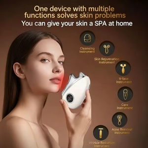 เครื่องนวดหน้ายกกระชับ ราคาส่ง รุ่น Y Shape Facial Guasha Massager พร้อมไฟ 3 สี และการบำบัดด้วยแสง - Product Image 2