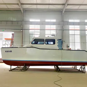 Certificato Ce 32ft (9.8m) di Trasporto Barca di Alluminio Barca di Velocità Barche Da Pesca Con Motore Fuoribordo