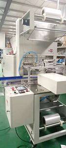 เครื่องบรรจุภัณฑ์ฟิล์มแบบแถวเดียวที่ปรับแต่งได้สำหรับผลิตภัณฑ์ทรงกระบอก เครื่องบรรจุภัณฑ์ฟิล์มหดความร้อน PE PVC - Product Image 3