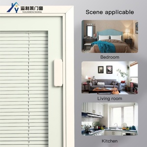 <span class=keywords><strong>Volet</strong></span> horizontal isolant en alliage d'aluminium avec stores creux intégrés entre les vitres pour cuisine et hôtel - Product Image 4