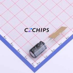 Condensador Electrolítico de Aluminio de Orificio Pasante EEUFR1V471B, Orificio Pasante, D10xL16mm 470uF 20% 35V 1.343A-120Hz - Product Image 1