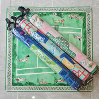 Sac de rangement de luxe en PVC pour tapis de mahjong, écologique, durable, avec logo personnalisé, 88 cm, sangle à crochet, OEM ODM, organisateur de tapis de table enroulable