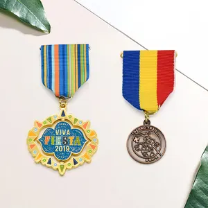 Özel onur madalyası hediye kutusu ile onur madalya dekorasyon ile şerit