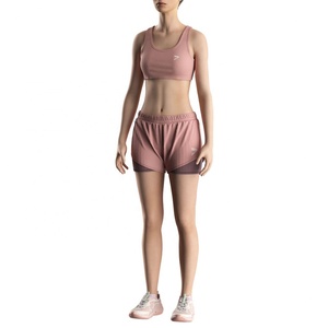 Ropa Deportiva al por Mayor, Pantalones Cortos de Secado Rápido para Gimnasio, Pantalones Cortos de Entrenamiento 2 en 1 para Mujer - Product Image 5