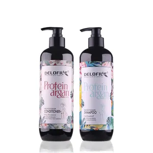 Delofil-champú para el cabello, acondicionador de Color, de recuperación de humedad, marca privada, 500ml