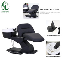 Kursi Cuci Rambut Elektrik Jincheng Head Spa, Kursi Pijat Cuci Rambut, Tempat Tidur Cuci Rambut Spa, Terapi Air untuk Kepala