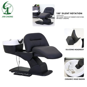 Jincheng <span class=keywords><strong>Head</strong></span> Spa Shampooing Bols et Chaises Chaise de shampooing électrique pour le dos Massage Shampooing Lit de spa Tête Thérapie par l'eau - Product Image 3