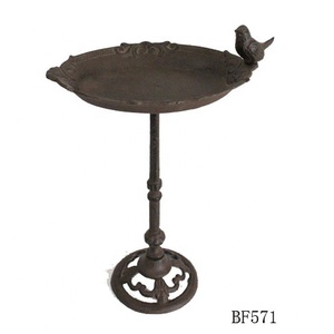 Hot Sale Good Quality Garden Decorative Outdoor Fairy Cast Iron <strong>Metal</strong> <strong>Bird</strong> Feeder <strong>Bath</strong> - Product Image 3