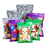 Sacs en plastique refermables à fermeture éclair thermoscellable réutilisables imprimés sur mesure, sacs en plastique à fermeture éclair anti-odeurs, sacs en mylar refermables anti-odeurs