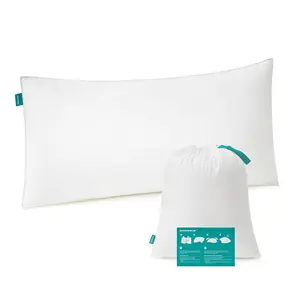 SONGMICS Travesseiro de hotel de alta qualidade tamanho personalizado Travesseiro de cama macio lavável e respirável