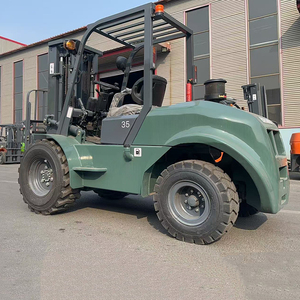 4 x4 off-כביש מלגזה דיזל 3.5 טון באיכות גבוהה בנזין זול מותאם אישית מלגזה עם מנוע יפני - Product Image 2