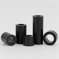 Entretoises rondes en nylon ABS M2.5 M3 M4 M5 M6 M8 M10, vis et boulons en plastique, longueurs 5mm 8mm 10mm 12mm 15mm 18mm 20mm 25mm 30mm