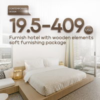 Orangefurn doux ameublement paquet tapis rideau lumières chambre d'hôtel intérieur chambre décoration