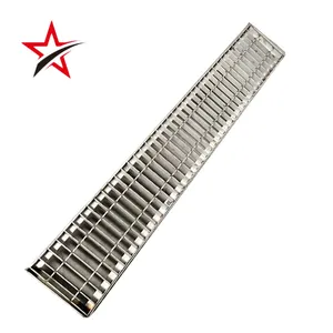 Wholesale grill grate stainless steel drainage ditch cover swimming pool overflow steel grating