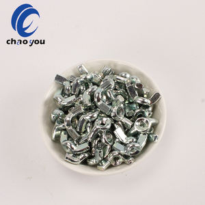 <span class=keywords><strong>Precio</strong></span> bajo Venta caliente Tuerca de <span class=keywords><strong>mariposa</strong></span> de acero inoxidable plateado DIN315 Tuerca de forma especial con alas rectangulares para impresora 3D - Product Image 1