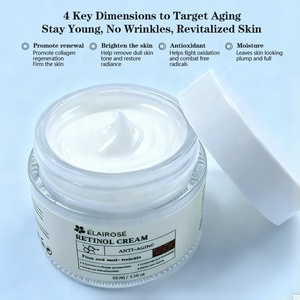 Crème hydratante personnalisée au logo, au rétinol, à la centella et à la niacinamide, pour le renouvellement cutané, anti-rides, liftante, améliorant l'élasticité, soin du visage, OEM - Product Image 2