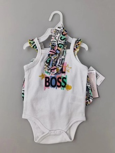 Blus bermerek untuk anak-anak setelan baju bayi katun longgar untuk musim semi 3m-24m - Product Image 4