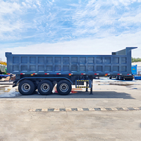 Semi-remorque benne basculante neuve d'occasion de marque Chengda Shandong, prix usine, pour le transport d'acier