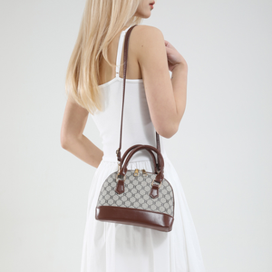 Sac Rétro Femme en Forme de Coquille, Sac à Main Imprimé Tendance, Sac Bandoulière pour Téléphone, Sac Messager Décontracté Quotidien, Sac à Main pour Dames - Product Image 4