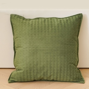 Custom Size Velvet Knitted <b>Throw</b> Pillowcase for Hotel & Home Use All Seasons Linen Pillowcase Set with Zip - Product Image 6