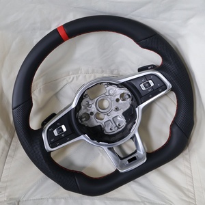 พวงมาลัยพื้นแบนสำหรับ MK7 7R 7.5R 6R MK5 MK7.<span class=keywords><strong>5</strong></span> R7 MK4 R line <span class=keywords><strong>MK</strong></span> 6 4 <span class=keywords><strong>5</strong></span> <span class=keywords><strong>Jetta</strong></span> Amarok - Product Image 2