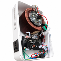 Estabilizador de Voltaje Ultra Delgado para Montaje en Pared, 1KVA 1000W 220V Monofásico, Mini Regulador de CA para TV y Computadora