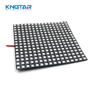 8*32 16*16 Pixels Black PCB Flexible LED Pixel Matrix SK6812 Total 256 Pixels RGB LED Matrix LED Panel Individually Addressable