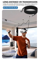Cable VR, Cable de Conexión, Cable USB 3.2 para Meta Quest 3/2/1, Pico 4, Steam VR, PC para Juegos, Transferencia de Datos de Alta Velocidad para Auriculares VR