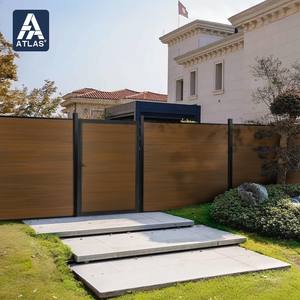 Recinzione da <span class=keywords><strong>Giardino</strong></span> Moderna in WPC, Impermeabile e Anti-Insetti, Facile da Installare, <span class=keywords><strong>Set</strong></span> 1,8x1,8 Metri per Privacy del Patio, Comodamente Assemblabile - Product Image 1