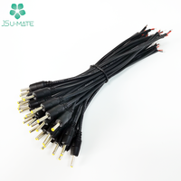 Câble d'alimentation à angle droit DC 3511 35135 4017 47517 avec prise mâle cylindrique à extrémité ouverte vers prise DC 4.0*1.7MM