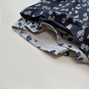 Vêtements d'été 2026 style coréen : <span class=keywords><strong>Gilet</strong></span> à pois rétro personnalisé style forêt pour bébés et enfants (garçons et filles) - Product Image 3