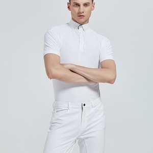 Camisetas de manga corta para hombre, ajustadas, para equitación, de secado rápido, personalizadas, tipo jersey, para actividades al aire libre. - Product Image 5