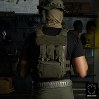 Sac à dos tactique Ghost Action FERRO Style Ranger Green avec triple pochette pour chargeurs, panneau arrière pour gilet V5 FCPC