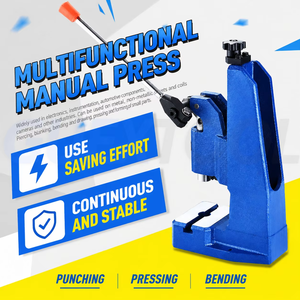 Manual Punching <b>Machine</b> Hand Press Arbor Press Tabletop Shaft <b>Punch</b> Creasing Equipment for Metalwork - Product Image 2