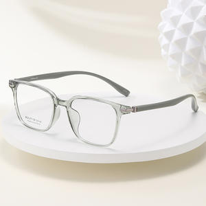 Monture de lunettes carrée noire pleine monture UV400 anti-UV unisexe GTP-AT68623 – Beauté et style - Product Image 4
