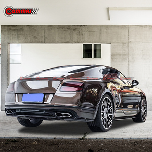 Faldones Laterales Estilo V8S de Fibra de Carbono Seca para Bentley Continental GT 2016-2018, Piezas de Carrocería - Product Image 3