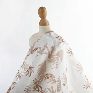 מפעל אקולוגי מותאם אישית לוטוס עלה מודפס 100% ראמי לבגדים - Product Image 5