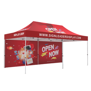 कस्टम लोगो मुद्रण व्यापार दिखाता है तम्बू पॉप अप कैनोपी वॉटरप्रूफ एल्यूमीनियम फ्रेम फोल्डेबल हेक्सागोन पाइप आउटडोर गैज़बो - Product Image 4