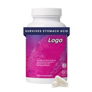 Capsules de probiotiques pour adultes, hommes et femmes, probiotiques à spores, favorisent la santé intestinale, soutien digestif et énergétique, 120 capsules/unité - Product Image 1