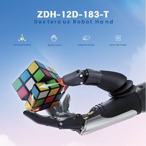 ZBDynamiX ZDH-12D-183-T 183mm 575g バイオニックタッチロボット多機能ハンド 3D フォースコントロール - Product Image 2