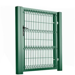 Clôture en treillis métallique soudé incurvé 3D galvanisé à effet <span class=keywords><strong>rigide</strong></span>, économique, pour jardin extérieur, <span class=keywords><strong>panneau</strong></span> de clôture triangulaire 3D - Product Image 3