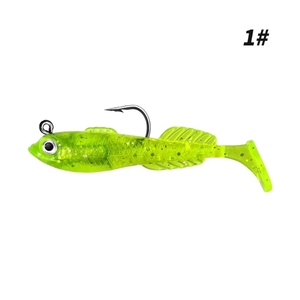 TOPIND cebo 6cm 7g salamandra gigante pez Objetivo 10g silicona plomo envuelto <span class=keywords><strong>PVC</strong></span> solo anzuelo para lago - Product Image 6