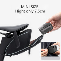 Mini compresseur d'air portable en métal pour gonfler les pneus de vélo avec manomètre numérique et débit de 12 L/min