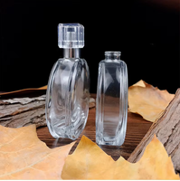 Vente en gros de flacons de parfum en verre vides de 8 à 15 ml avec boîte, conteneur cosmétique divisé pour lotion, pour parfum et soins de la peau, impression sérigraphique