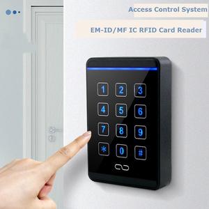 Lecteur RS485, lecteur de cartes RFID EM 125 kHz ou MF 3,56 MHz, sortie Wiegand en option pour les systèmes de contrôle d'accès commerciaux - Product Image 1