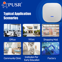 Punto de Acceso WiFi6 de Doble Banda para Techo PUSR AX3000, Puerto WAN/LAN de 2.5G, PoE 802.3at, Compatible con Router AP y Repetidor AP310i