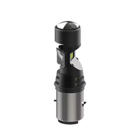 Venta al por mayor de fábrica: Faro LED H6 para motocicleta con mini proyector, lente H4 P45T P15D 40W Canbus 3000LM, sistema de iluminación para motocicleta
